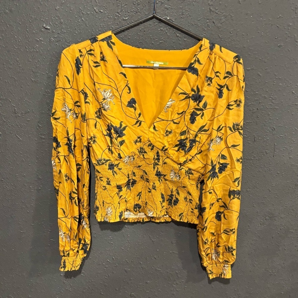 Women’s Giani Bini Floral Vneck Crop Top